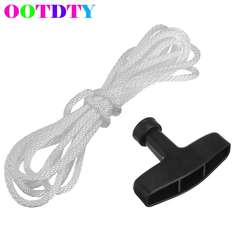 

Universal Lawnmowers Pull Handle 1.3M 5.5mm Starter Start Cord Rope Engine Petrol