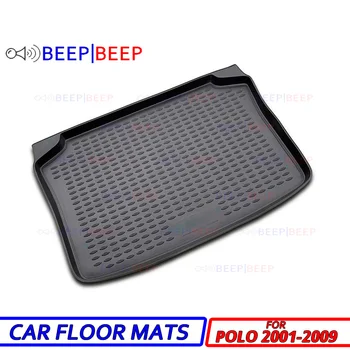

For Volkswagen Polo 2001-2009 car trunk liner boot cargo mat tray floor carpet boot mat luggage car styling