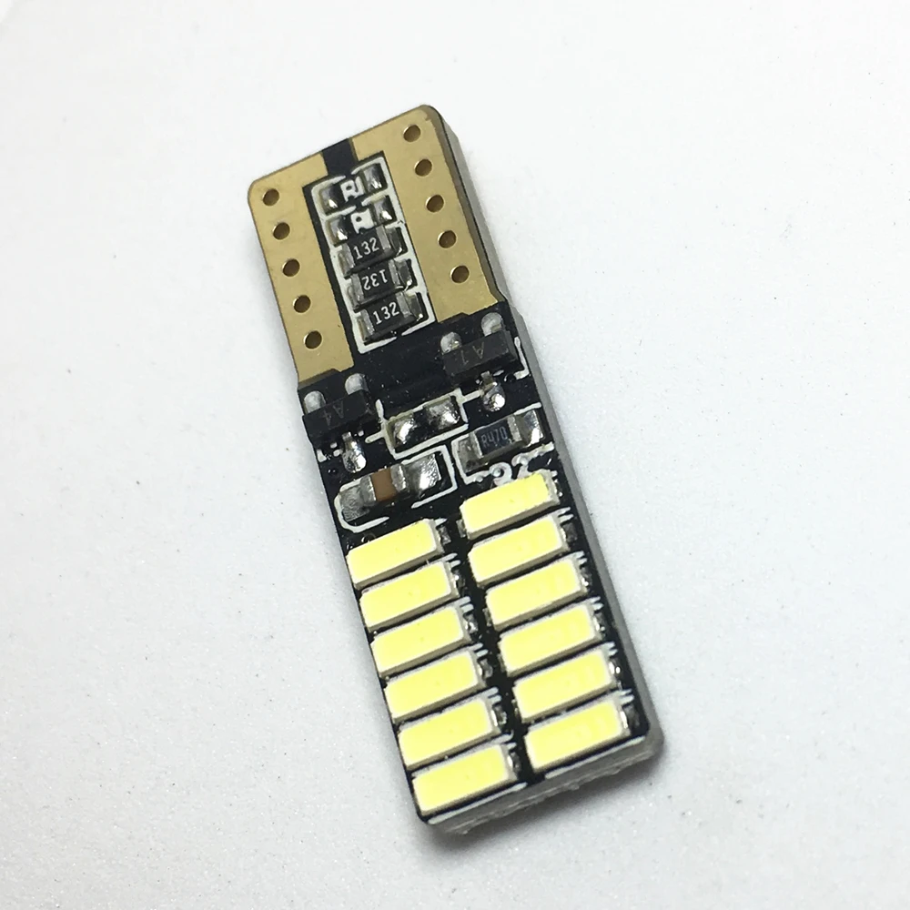 1 pièce T10 4014 SMD 24 194 s Light | Canbus 168 W5W, blanc bleu, sans erreur OBC 12V