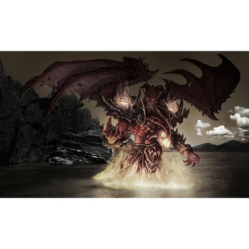 

Best Quality 2mm Thick Table Pad WOW Demon Picture Playmat, Can also print Customized Pictures