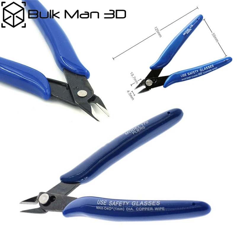 

Electrical Wire Cable Cutters Cutting Side Snips Flush Pliers Nipper Anti-slip Rubber Mini Diagonal Pliers Hand Tools