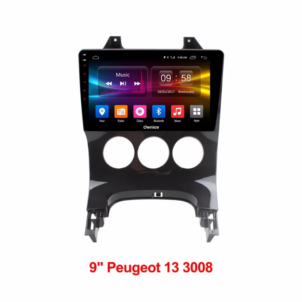 

HD Android 6.0 Octa Core 2GB RAM+32GB ROM Car DVD Player For Peugeot 3008 2009-2013 GPS Radio Stereo BT TPMS DAB+