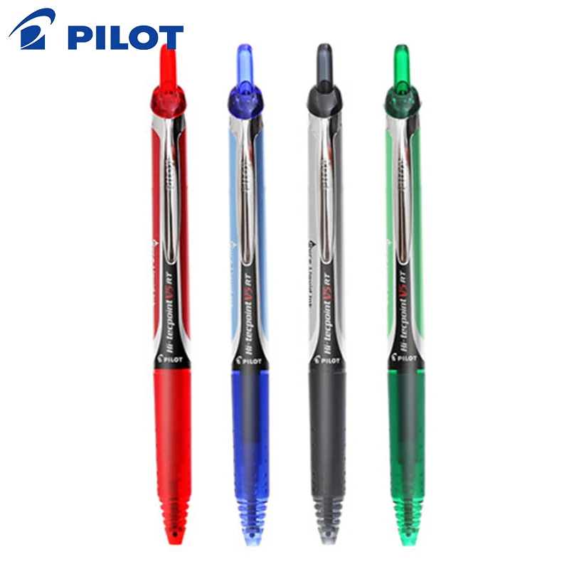 8 Pcs/Lot Japan Pilot BXRT-V5 RT Hi-Tecpoint RollerBall Pen 0.5mm 4 colors stationery Writing Supplies Office &amp School Gel Pens |
