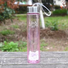 5 Colors 280ML Transparent Portable Beautiful Bike Sports & Outdoors Unbreakable Plastic Water Bottle