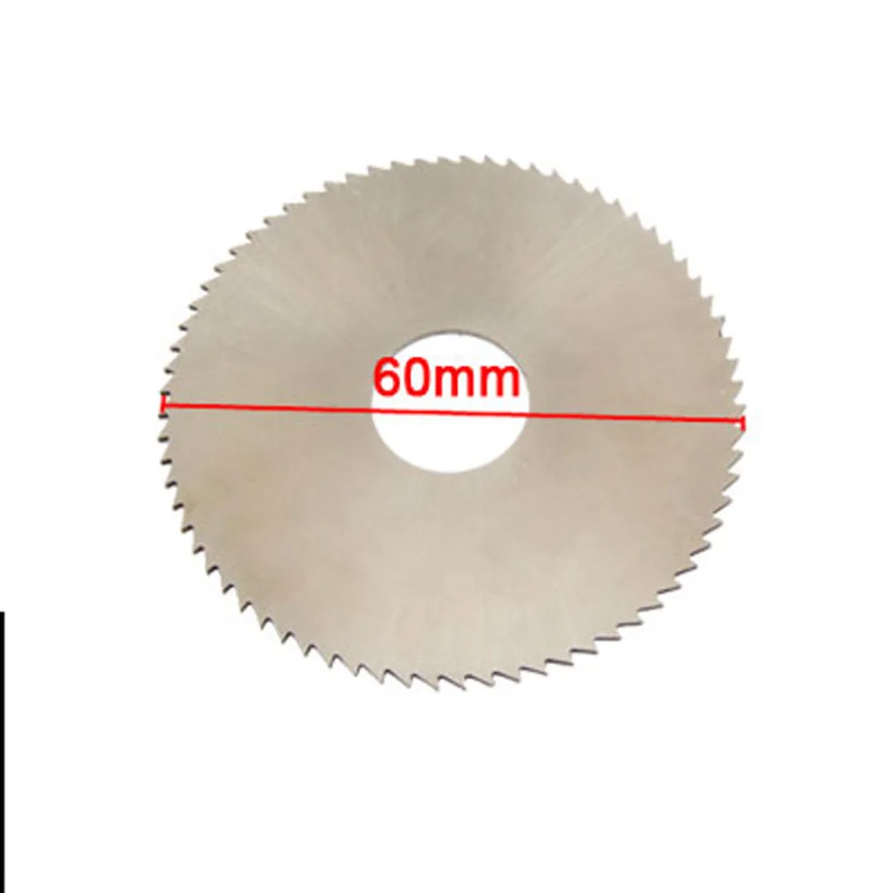 60mm OD 1mm Thick 72T HSS Circular Slitting Saw Blade Cutter in Saw