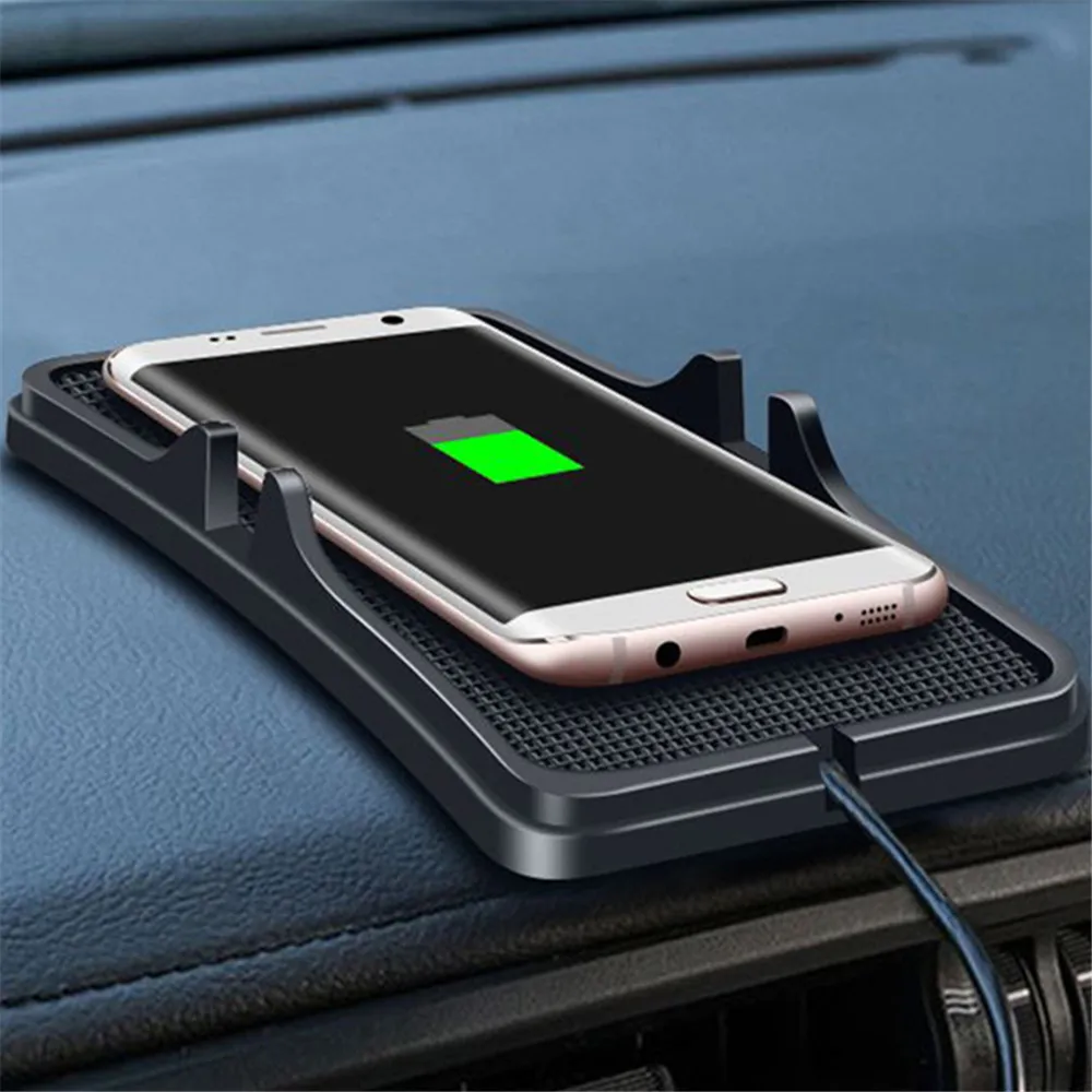 Portable Fast Wireless Charger For iPhone X 8 Plus Qi Wireless Charger