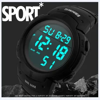 

New Watches Men Dive Digital LED Military Men's Watch Fashion Casual Electronics Wristwatch Hot Clock 2019 Luxury Brand Sports