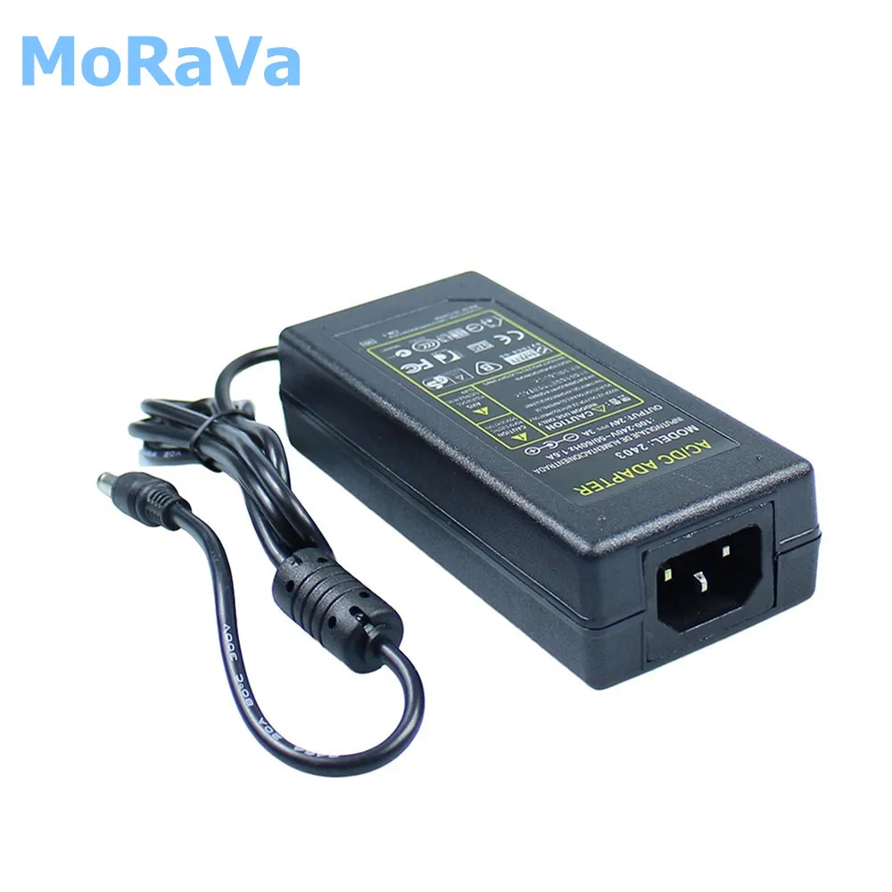  AC to DC LED Power Adapter+1m 2m 3m 5m 10m DC Extension Cable 5V 12V 24V 1A 2A 3A 5A 6A 10A LED Pow - 32938244831