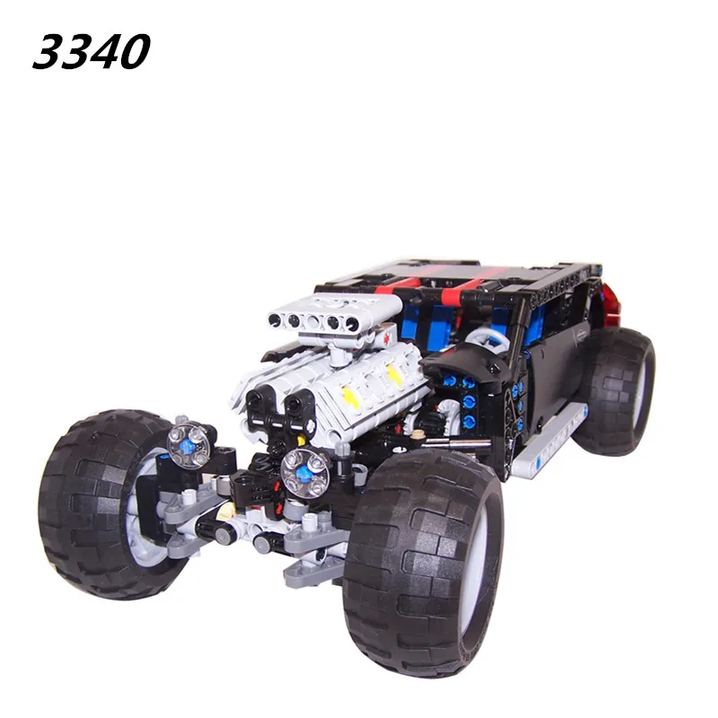 Новинка 3340 Technic Transport Hummer SUV 470 штук ABS пластик строительные блоки Наборы игрушек для детей Bringuedos