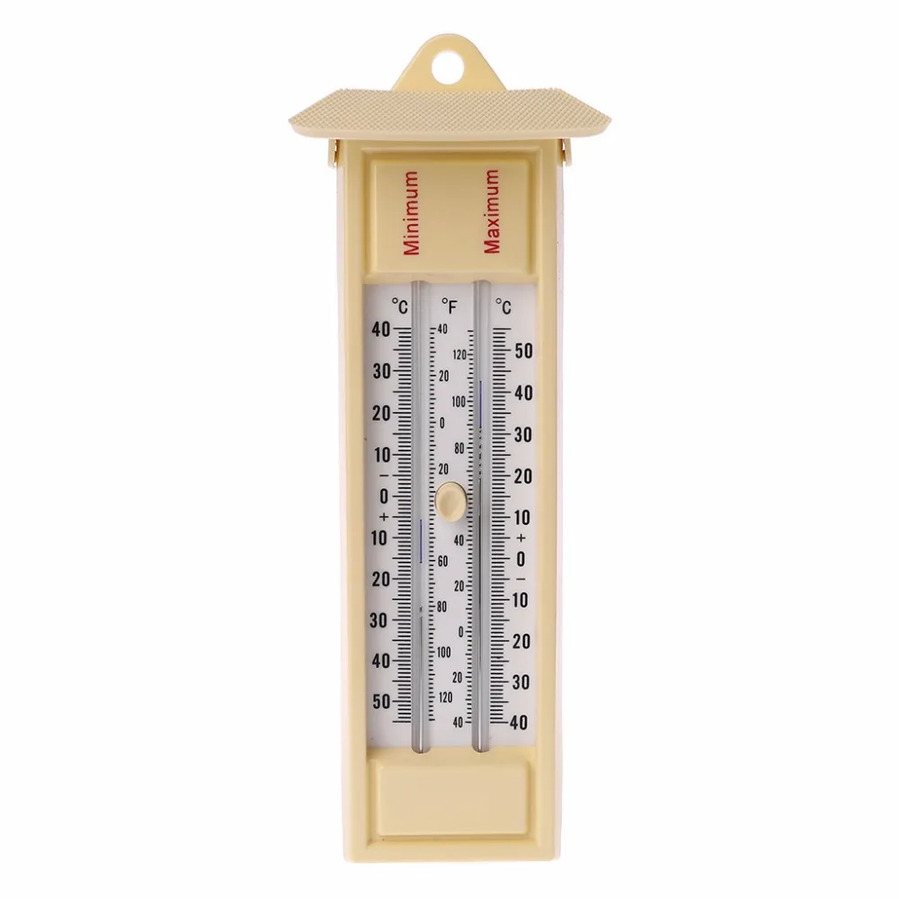 

Max Min Thermometer - Indoor Outdoor Garden Greenhouse Wall Temperature Monitor -40 to 50 Celsius / 120 degreeF