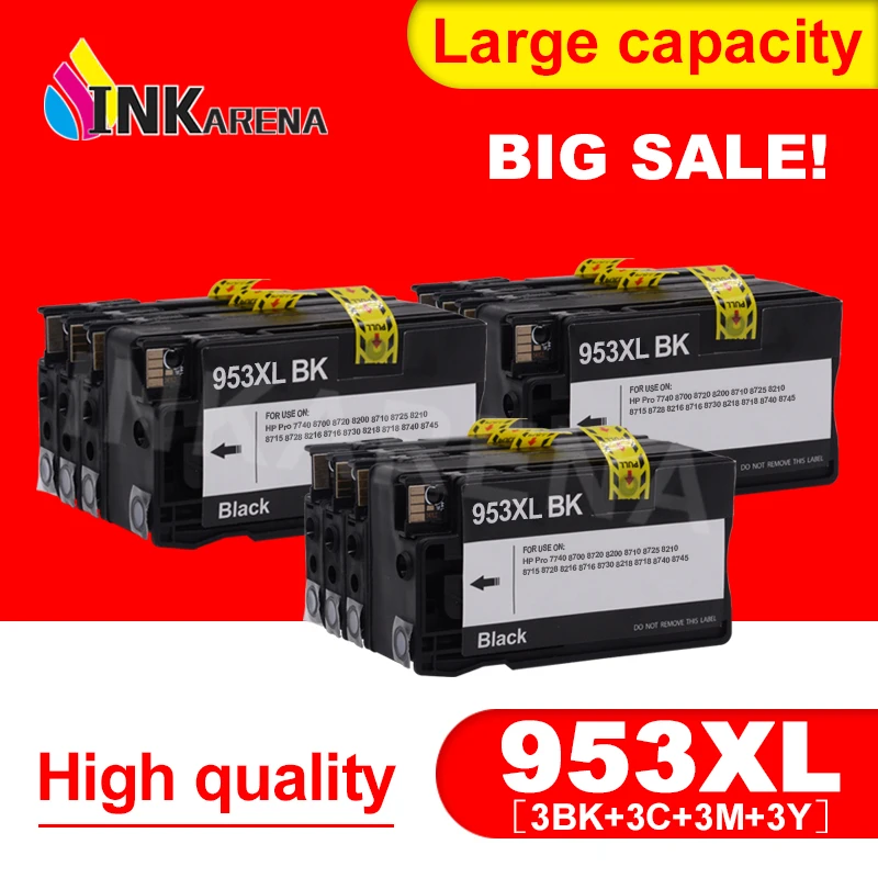 Сменный картридж для принтера HP 953 XL OfficeJet Pro 7740 8210 8710 8720 8730|Чернильные картриджи| |