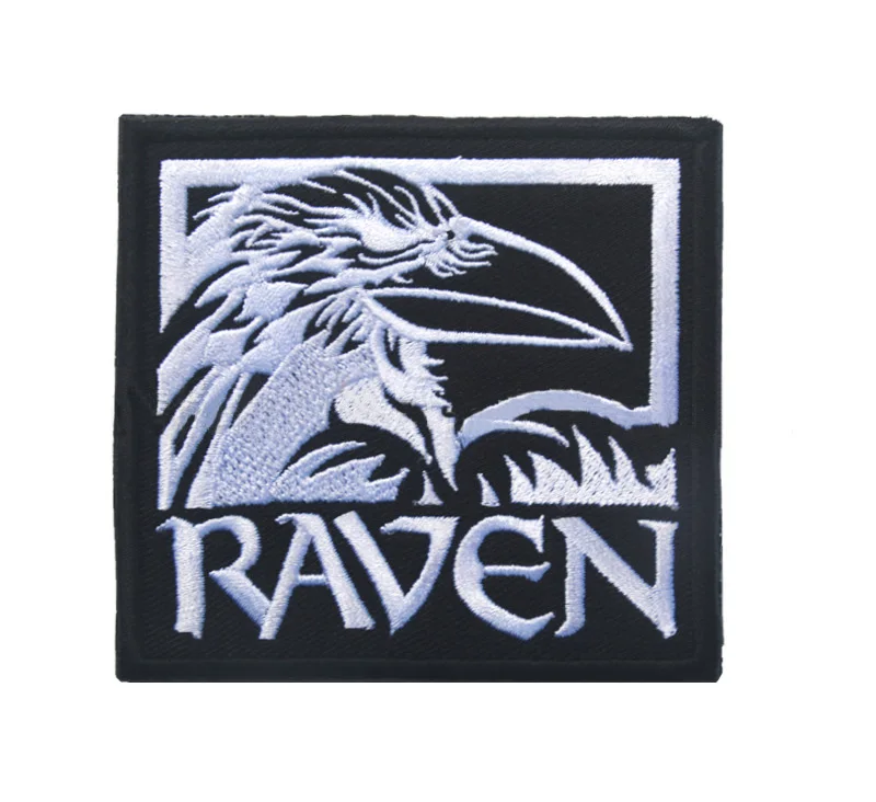 New Embroidered Armband Patch for Clothing Bag Hat Badges Patches Epaulettes Raven Warrior Punisher Mammon Viking