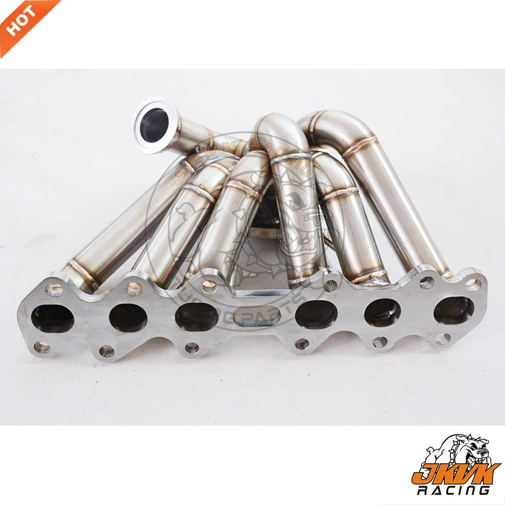 JKVK RACEING SS321 3mm Steam Pipe T4 SUPRA JZA80 2JZ 2JZ-GTE RACE SPEC MANIFOLD