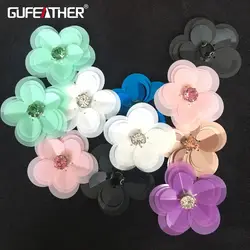 Gufeather f07/45 мм Цветок/Jewelry аксессуары/ювелирных изделий/ювелирные изделия делая/цветок Пластик/DIY/ украшения 4 шт./пакет