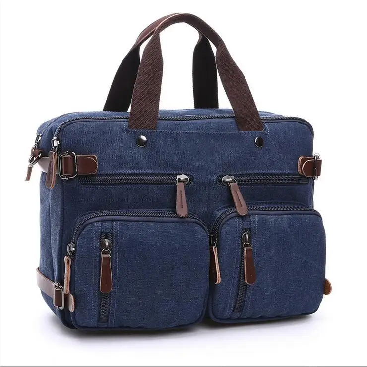  New men's handbags multi-function men crossbody bag men messenger bags canvas shoulder bags
