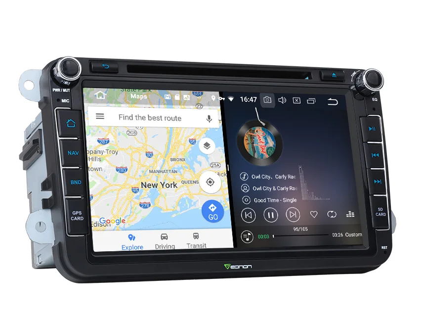 Excellent Android 8.0 Oreo OS 8" Car DVD Multimedia GPS Radio for Volkswagen Amarok 2010-2015 & Tiguan 2007-2015 & Sagitar 2005-2015 2