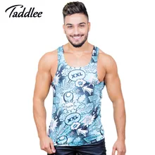 Taddlee Brand Men Tank Top Singlets Muscle Sexy Fashion 2017 Top Tees Shirts Sleeveless Mens Fitness T Shirt Vest Gasp