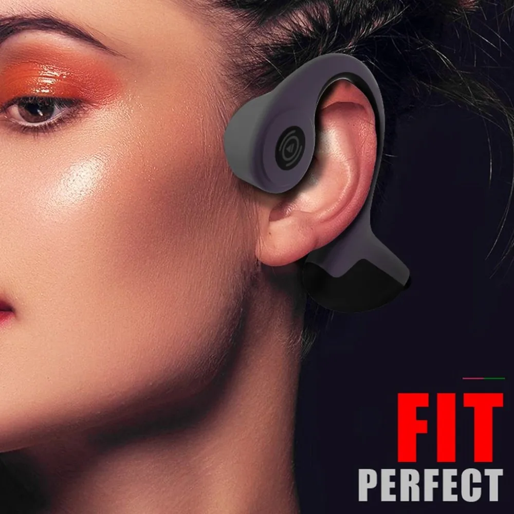 

Bluetooth 5.0 Wireless Headphones Bone Conduction Earphones Sweatproof Outdoor Sports Headset Listening to Music