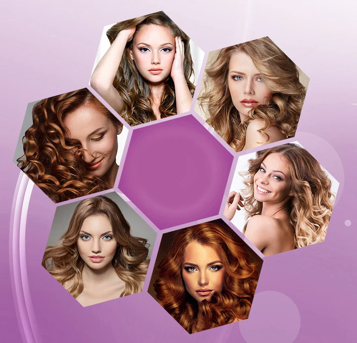 Rolos de Cabelo Rolos de Cabelo de Plástico Tamanhos Kit Conjunto Onda Cabelo Varas Perm Frio Bar Permanente Seco Molhado de Plástico & Rubber Band U1066 60 Pçs - Set 10 9 Beleza e saúde