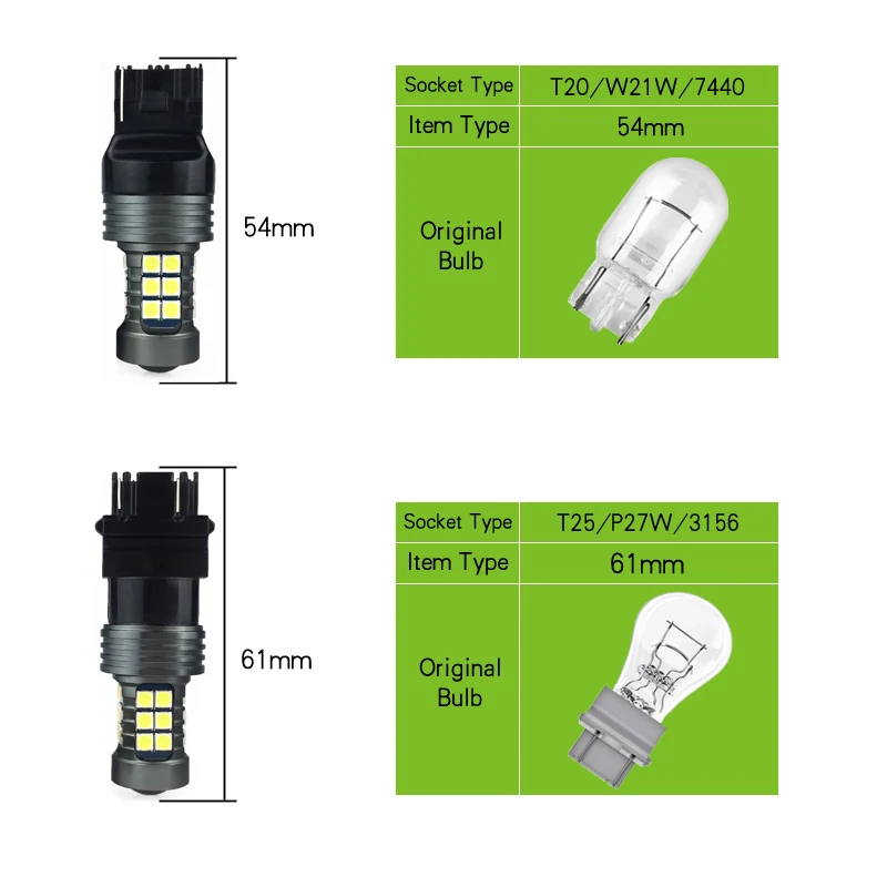 2x W16W 921 T15 P21W W21W 7440 Canbus светодиодный фонарь заднего хода Резервное копирование для Mitsubishi Outlander, Lancer 9 10 ASX Galant Pajero Colt I200