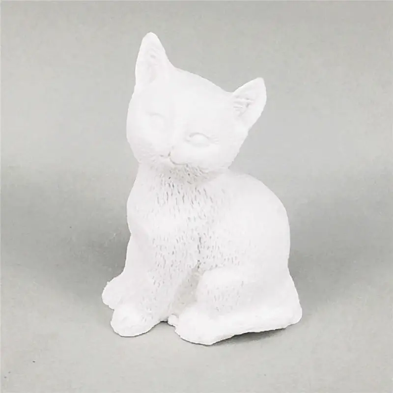 3D Cat style silicone mold for cake decorating animal fondant cupcake mold chocolate polymer clay mould resin tools