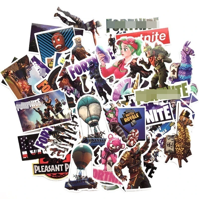 

50 PCS Game Fortress Bear Llama Character Waterproof Decal Stickers laptop with stickers