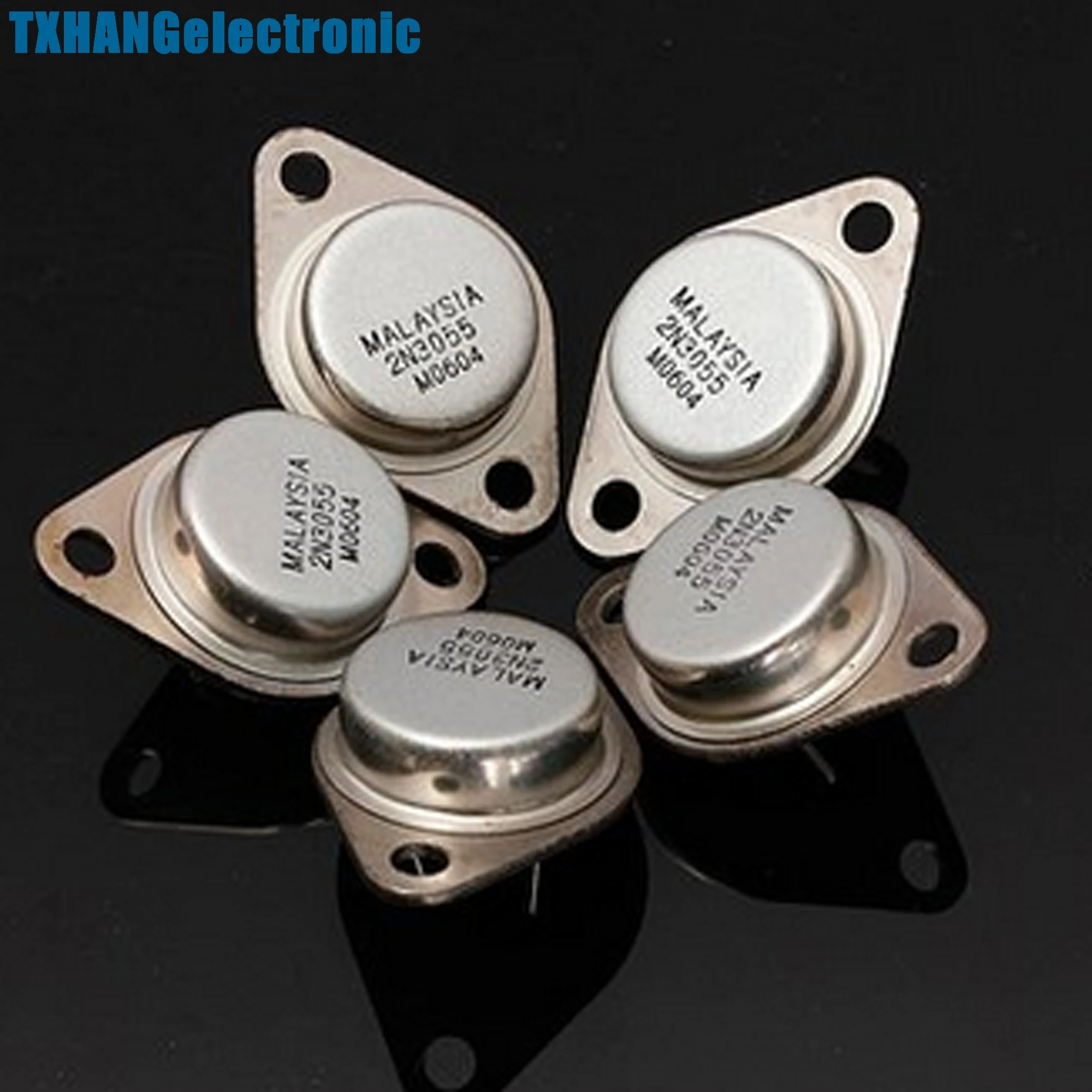 2x 2N3055-CDI Transistor NPN bipolar 60V 15A 115W TO3 T2N3055 2x 2N3055-CDI Transistor NPN bipolar 60V 15A 115W TO3 T2N3055