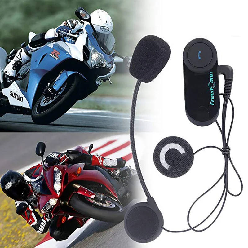 Гарнитура FreedConn для мотоциклетного шлема беспроводная гарнитура с Bluetooth 2 3