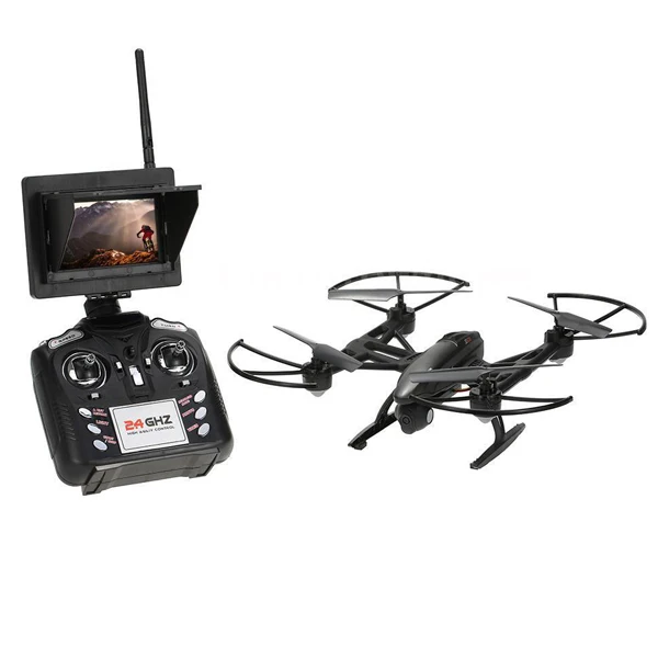 

JXD 509G 2.4G DRONE 2.0MP HD Camera 4CH 6-Axis Gyro 5.8G FPV LCD Monitor 30C Lipo Battery Altitude High Hold Mode RC Quadcopter