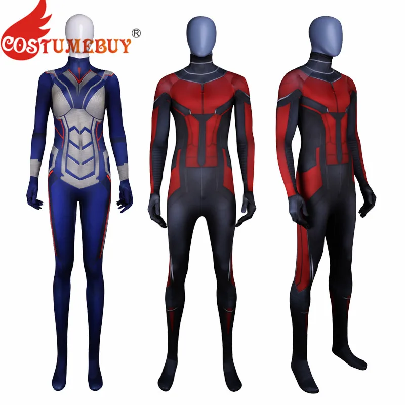 CostumeBuy муравей-человек 2 Скотт Лэнг муравей мужской костюм для косплея Хэллоуин муравей и ОСП антмен боди супергероя зентай комбинезон