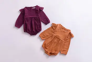 

Infant Toddler Baby Girl Clothing Long Sleeve Bodysuit Jumpsuit Cotton Outfits Kids Jumpsuit Clothes