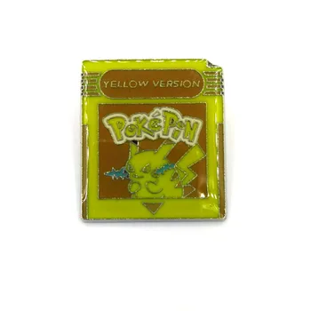 

10pcs/lot Pocket monsters Vintage kids men women 90s funny cartoon backpack clothes diy Enamel Brooches badge collar pins gifts