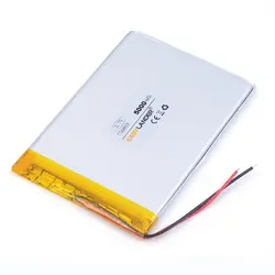 3,7 5000 мАч 756893 полимер литий-ионный/литий-ионный аккумулятор для планшетных ПК DVD gps сотовом телефоне акустическая система POWER BANK