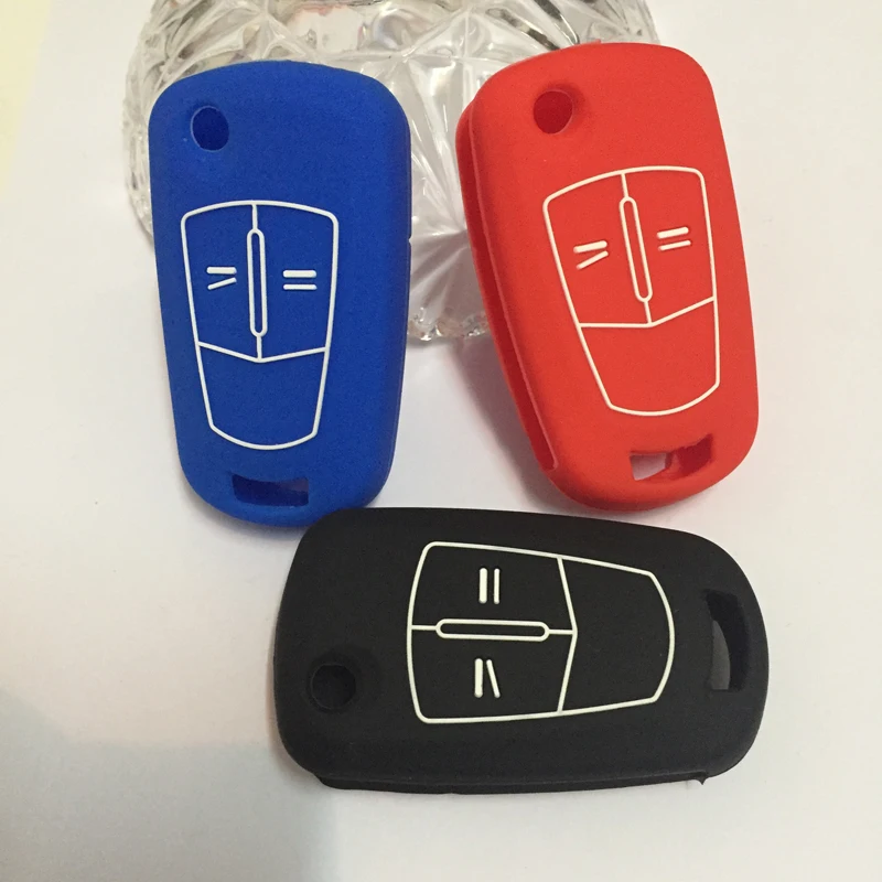 Silicone Car key cover case For Opel Vectra C Astra H Corsa D Zafira 2
