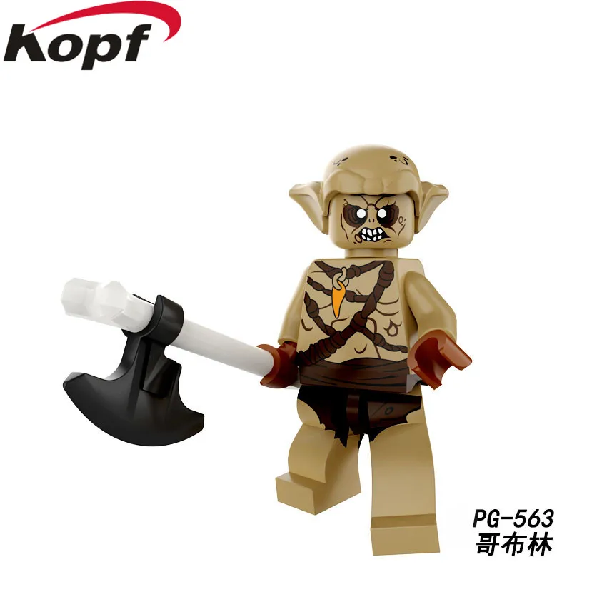 

Single Sale Lord of the Rings Model Figures Building Blocks Goblin Bear man Bahrain For Education Children Gifts Toys PG563