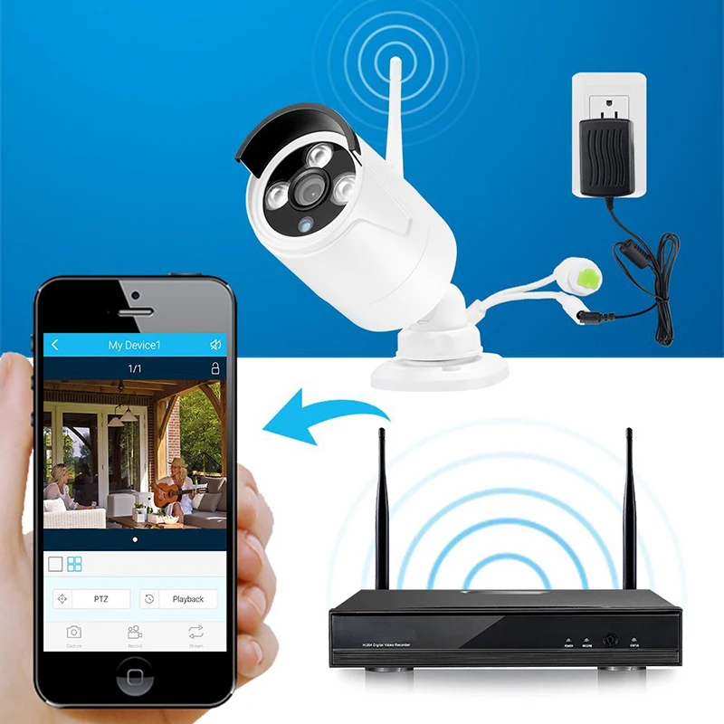 8ch camera kit wifi with hard drive 