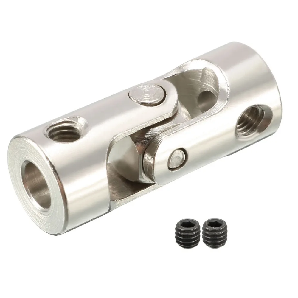 Uxcell New Arrival Stainless Steel 3 4mm Bore Universal Joint Steering