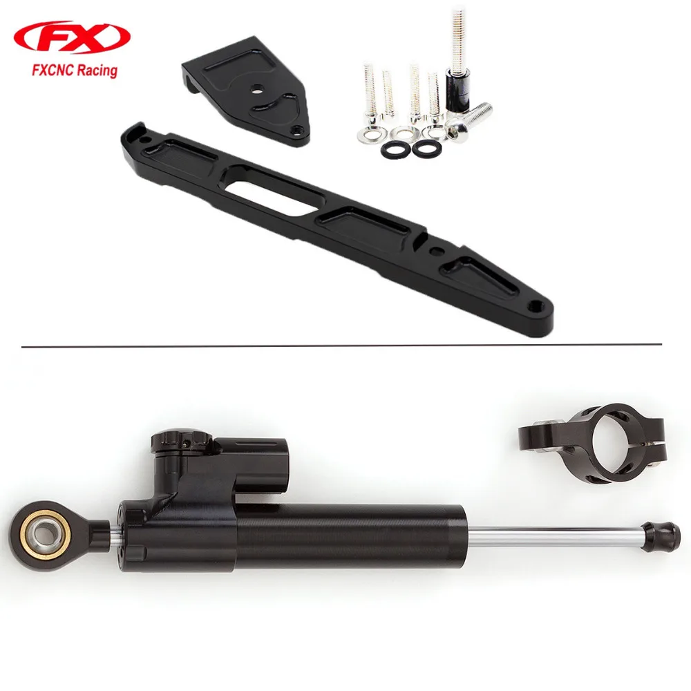 

For Yamaha XJR1300 2002 - 2015 Motorcycle CNC Stabilizer Damper Complete Steering Mounting Mount Bracket Holder Set Motorbike