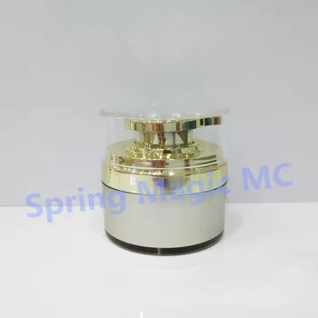 

50pcs 30g Gold Acrylic Cream Jars,Vacuum Pump Cosmetic Container,1oz Eye Cream/Sunscreen/Moisturizing/Essence Skin Care Bottles
