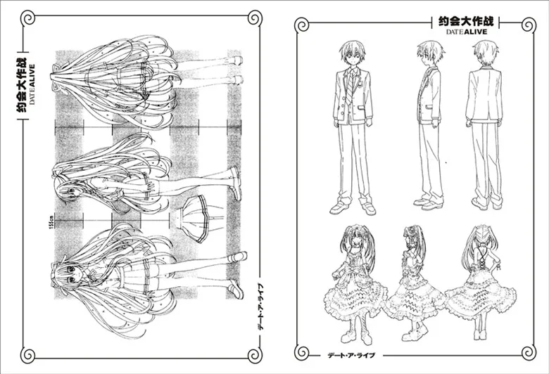192 страниц аниме Дата живой антистресс книжка-раскраска для взрослых детей снять стресс живопись для рисования раскраска подарки