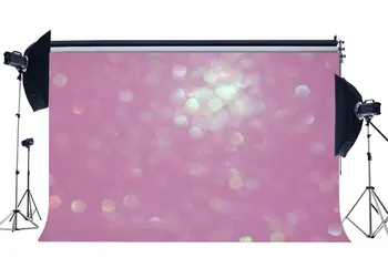 

Photography Backdrop Bokeh Halos Pink Glitter Sequins Romantic Valentine's Day Backdrops Baby Girl Lover Wedding Background