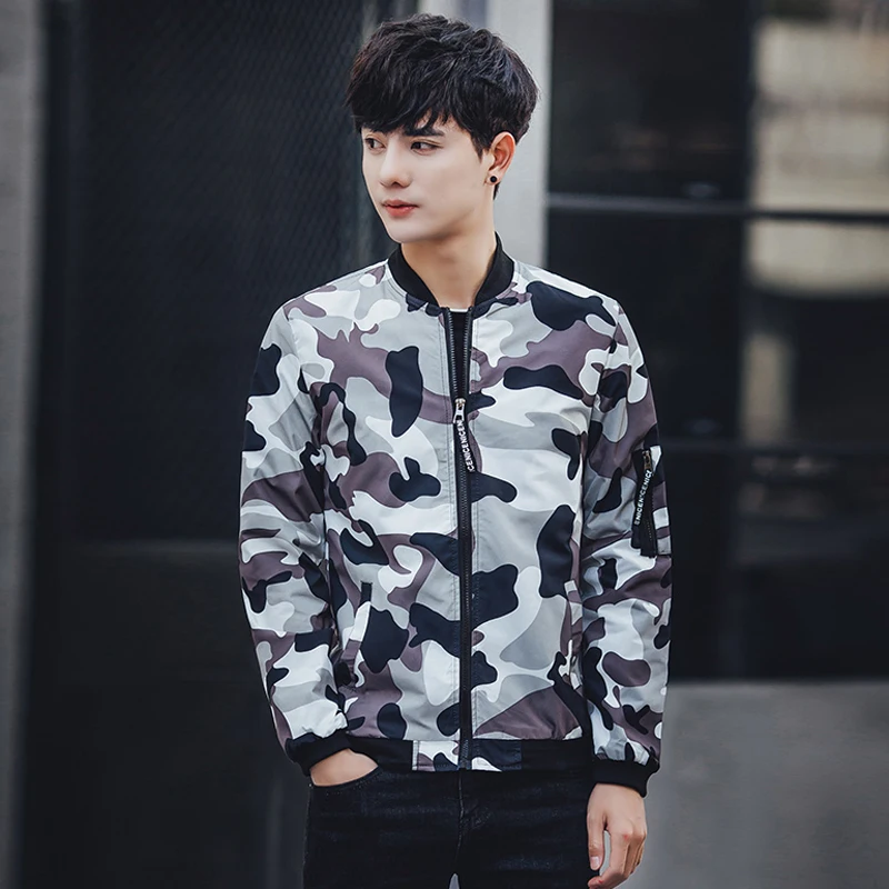 

New arrival 2017 autumn fashion europe and america style camouflage jacket men casual polyester jacket 2-color size m-5xl JK11-2