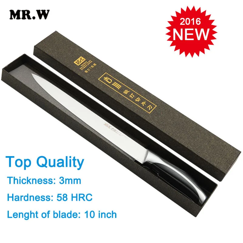 2016 High Quality Kitchen Knives 10'' inch Stainless Steel 7Cr13 As