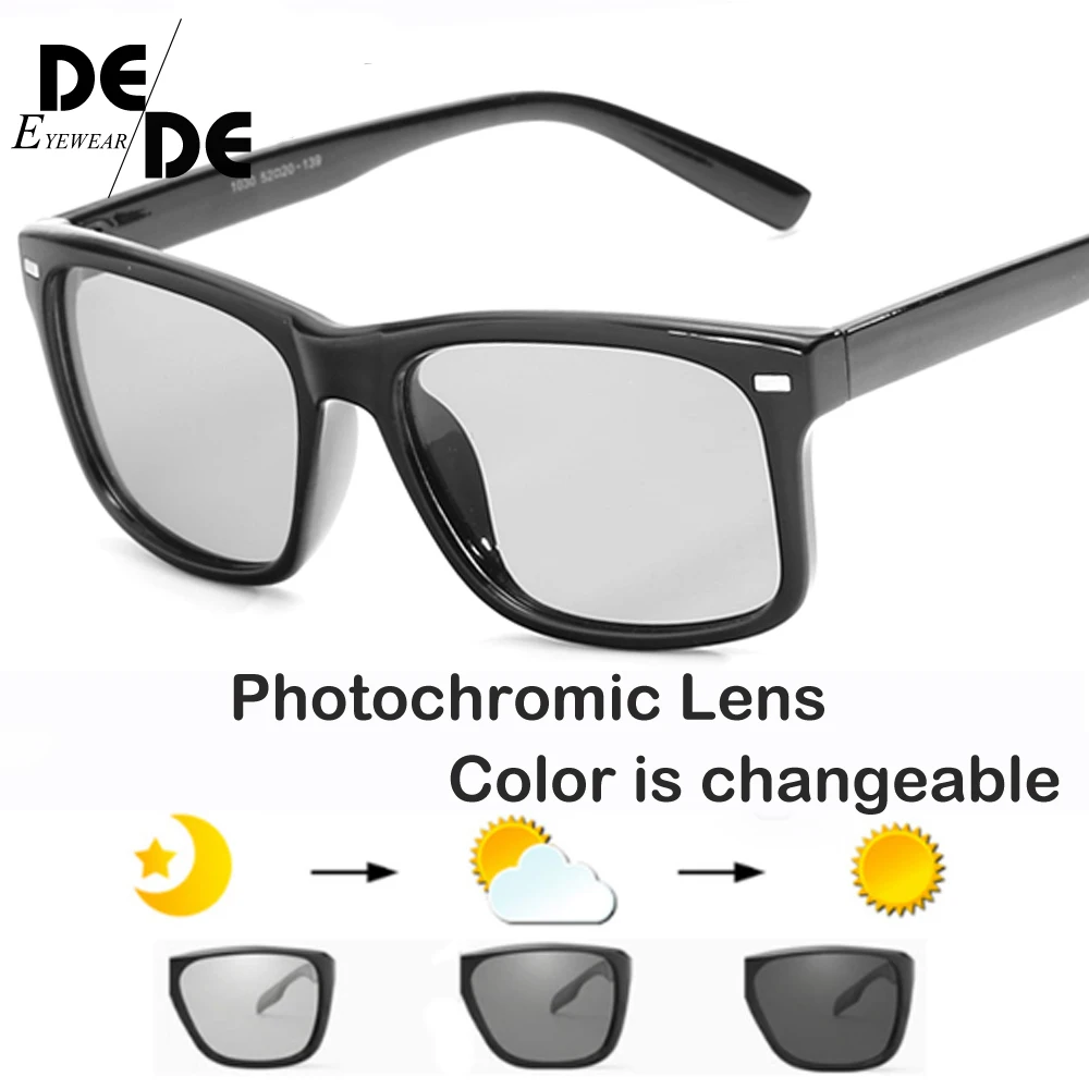 

New HD Driving Small Lens Polarized Photochromic Sunglasses Men Chameleon Glasses Women Sunglass Goggles oculos de sol masculino