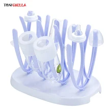 Сушилка для детских бутылочек, подставка для детских сосок, подставка для чашек для кормления малышей, держатель для детских сосок, бутылочки для хранения, сушилка T0600