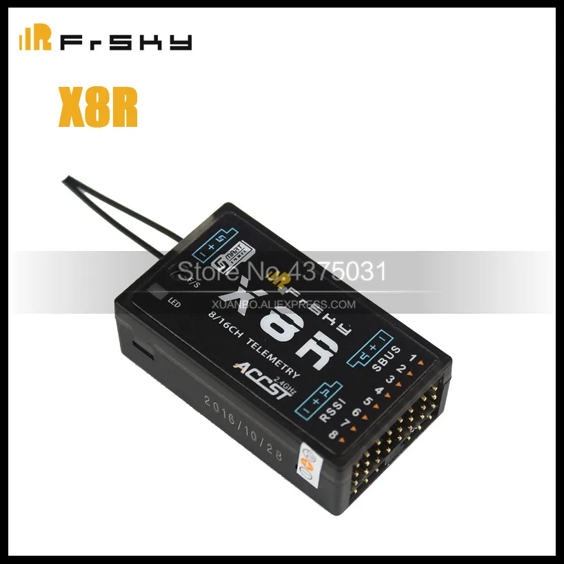 Оригинальный FrSky X8R приемник 8/16CH Телеметрия для радиоуправляемого | Отзывы и видеообзор