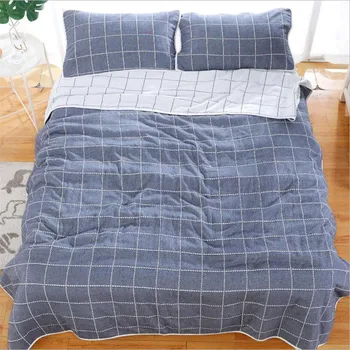 

150*200CM 6 layers cotton sleeping blanket summer sleeping bedding sheet blanket 100% cotton muslin bed cover sherpa blanket