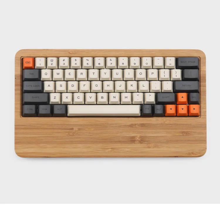 Carbon 64 раскладка краситель-sub Keycaps OEM профиль включает 1,75 Shift Fit GK64 Механическая игровая 60% Клавиатура Teclado Mecanico Gamer