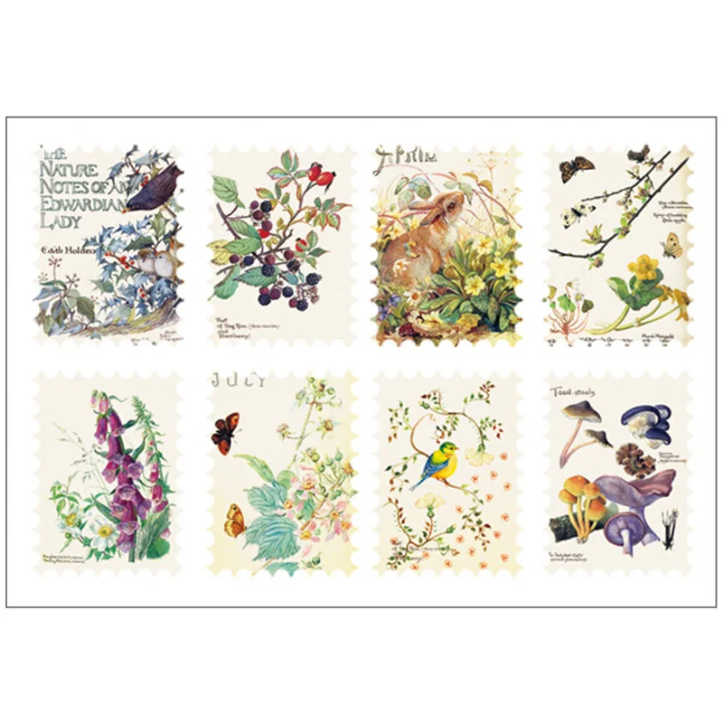 3 pcs lot vintage flower stamp paper sticker diy decorative diary scrapbook planner stickers stationery school supplies stationery stationery stationery scrapbookstationery stamps aliexpress