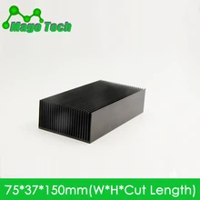 Светодиодный алюминиевый радиатор в виде пластины растут свет радиатор охлаждение Охладитель Fit транзистор IC теплопроводность светодиодный радиатор Электроника